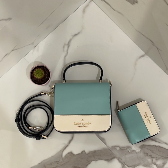 Kate Spade staci square crossbody with staci small zip around wallet - Picture 7 of 16